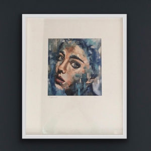 'Redeemed' (Print on linen) FRAMED