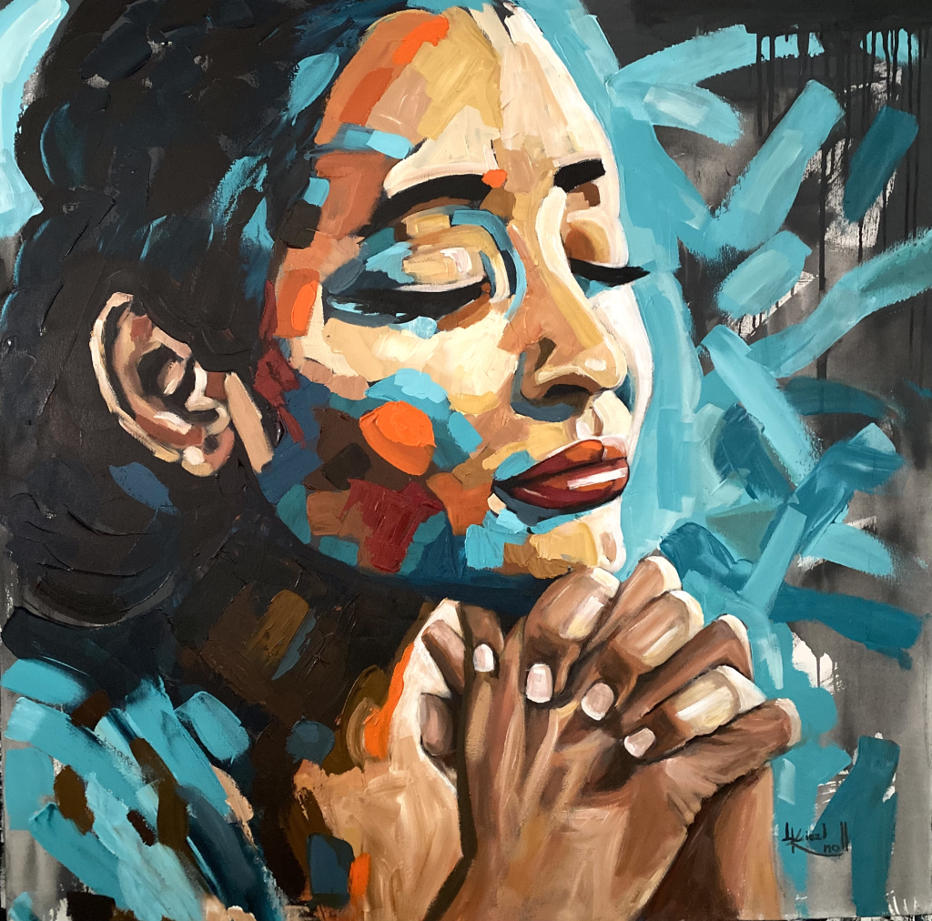 Painting Be still and know