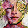 flower crown painting
