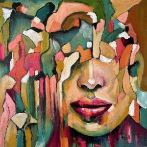 fragmented Beauty painting