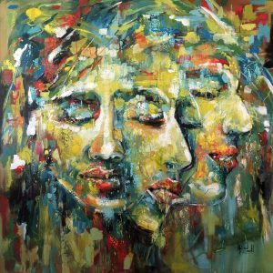 painting three sisters
