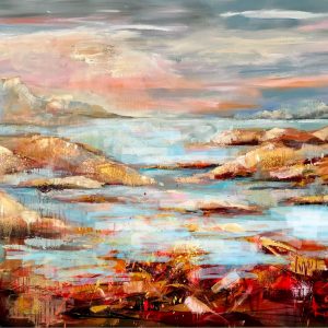 sunkissed waters painring