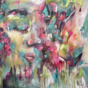 tranquility through turmoil painting