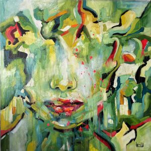 Symphony in green painting